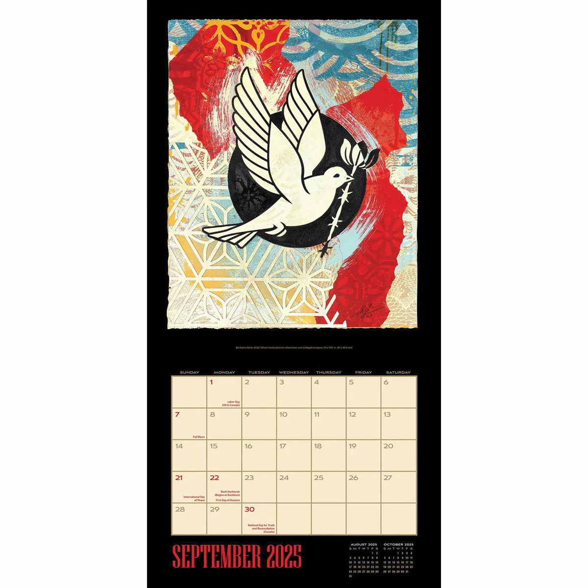 Shepard Fairey 2025 Wall Calendar - Image 3