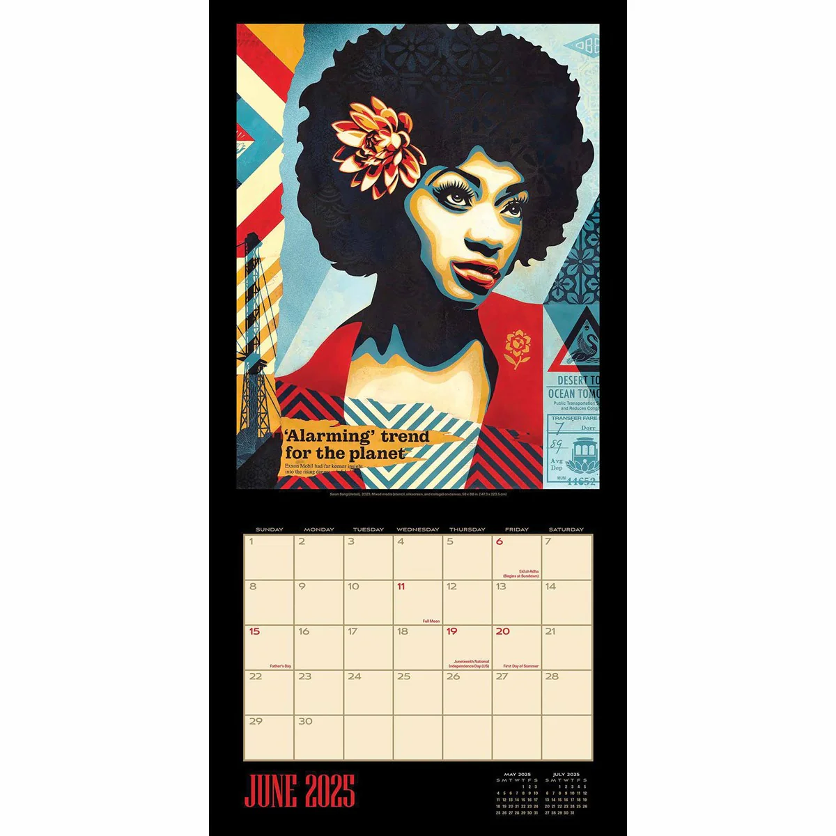 Shepard Fairey 2025 Wall Calendar - Image 4